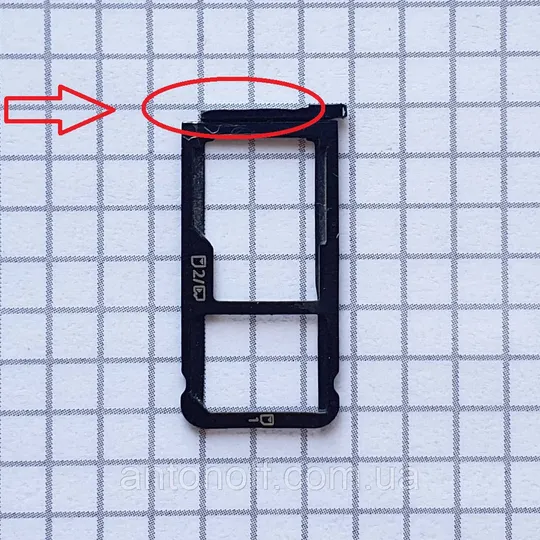 Тримач сімкарт ZTE Blade A6 A0620 для телефона Б/В Ціна