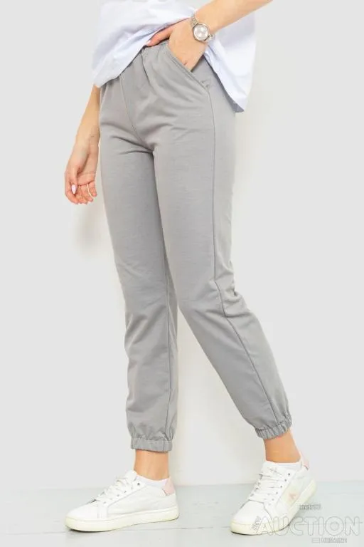 Спорт штаны женские, цвет серый, 131R160028 З аукціону
