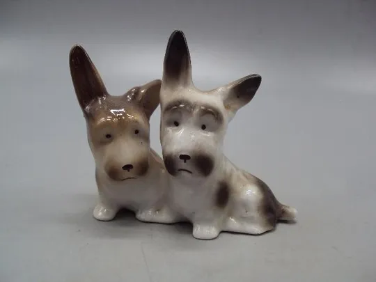 Фигура фарфор собачки щенки корги миниатюра собаки Вельш-корги-пемброк высота 17,4 см №14201 Ціна