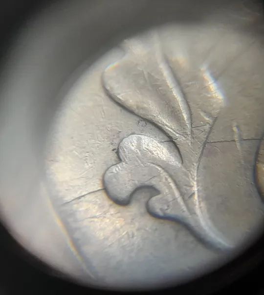 (1681) 50 копійок 1992 1АЕк розкол на аверсі від канту до щита тризуба (50 копеек 1992 1АЕк) Де купити