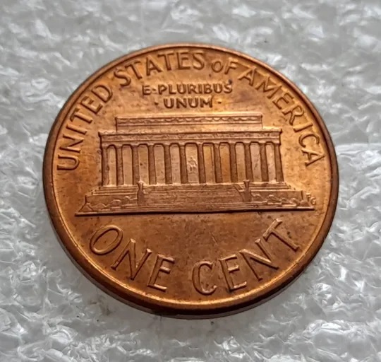 (2218) 1 цент 1987 США (без мітки монетного двору) З аукціону