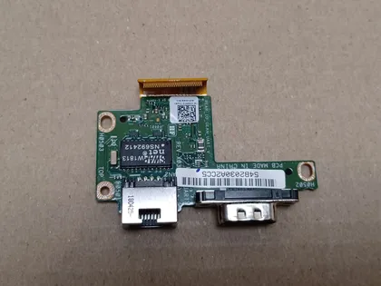 фото, номер1064-32 плата LAN VGA 05W9P3  зі шлейфом 0800-12P1E00 для DELL LATITUDE 14 5420 5424 RUGGED  оригінал