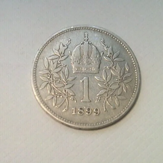 Купити серебряная монета корона 1899 года АВСТРИЙСКИЙ император ФРАНЦ-ИОСИФ I, nf374