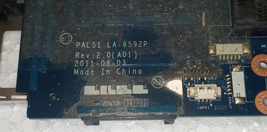 Материнська плата з ноутбука DELL Latitude E6420 LA-6592P 0PH12P (неробоча) З аукціону