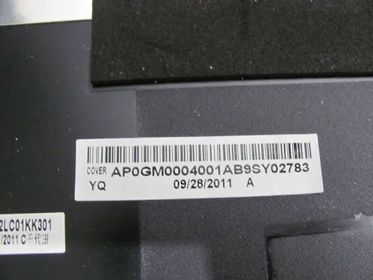 543-1 Кришка матриці AP0GM000400 для LENOVO IdeaPad G570, G575 оригінал З аукціону