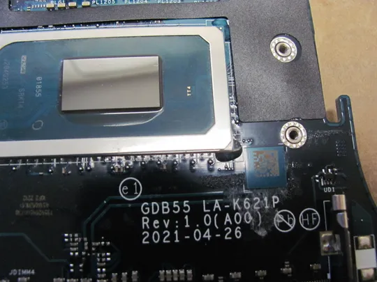 номер0976-3 материнська плата Mainboard Материнка Основна плата Системна плата Плата системи Laptop motherboard мамка ноутбучна плата GDB55 LA-K621P SRKT4 i7-11850H  для Dell Precision  7560  оригінал в Україні