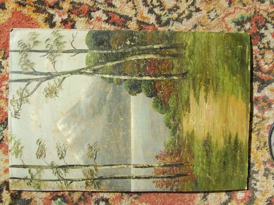 Закарпатская школа. Г.Рослей раз. 45 х 30 см. к.м. 1930-40  гг. Ужгород. З аукціону