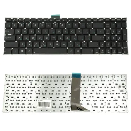 фото, Клавіатура для ноутбука ASUS (X502, X551, X553, X555, S500, TP550) rus, black, без фрейма, без кріплень