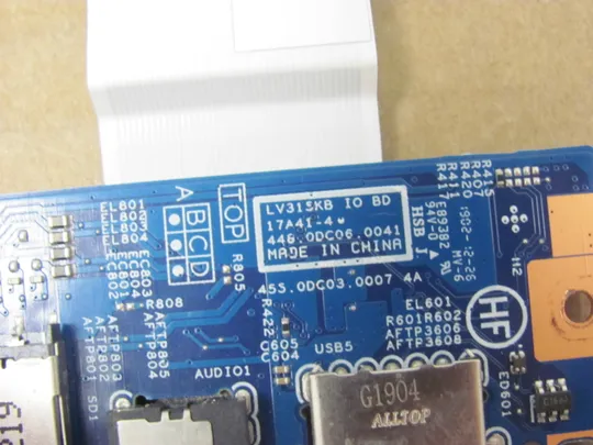 номер0881-20 плата USB CardRead  AUDIO 448.0DC06.0041 450.0DB04.0002 для Lenovo V130-15 V130-15IKB V330-15 оригінал Інтернет-аукціон
