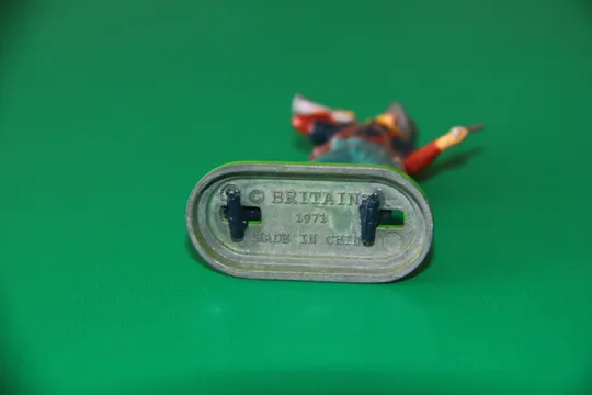 КАВАЛЕРИСТ 7-ої КАВАЛЕРІЇ США з горном та револьвером BRITAINS  54мм Англія З аукціону