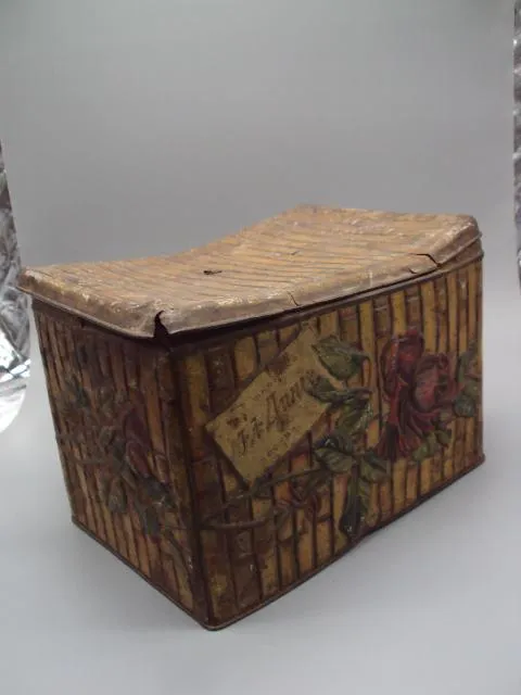 Коробка жесть карамель Паровая фабрика И.Л. Дингъ Москва Российская империя размер24 х15,7 см №1333 Де купити