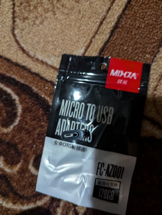 50шт Mixza MicroUSB - OTG USB 2.0 адаптери для смартфонів для флешок З аукціону