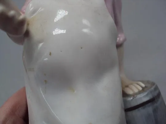 Фигура фарфор статуэтка ЛФЗ кот и повар басня Крылова высота 17,5 см №13926 Інтернет-аукціон