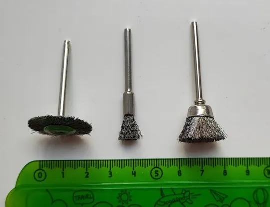 Металеві дротяні насадки для гравера дремеля, 3 різновиди Де купити