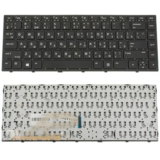 Клавіатура для ноутбука HP (ProBook: 430 G5, 440 G5) rus, black, black frame Ціна