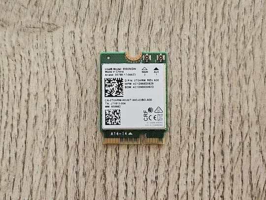 Купити WiFi модуль Intel Dual Band 9560NGW 0T0HRM оригінал з розборки