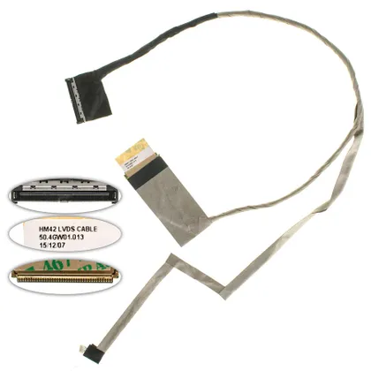 фото, Шлейф матриці для ноутбука ACER (AS: 4350, 4741, 4755, EM: D440, D640, D730, TM: 4350, 4740, 4750), LED, роз'єм під камеру