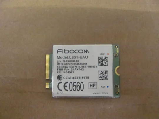 870-10 4G LTE модем  Fibacom L831-EAU 01AX743 для Lenovo Thinkpad X240,  X250 x260 x270  оригінал Ціна