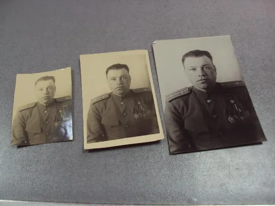 фотография герой советского союза гсс 1944 г. коломыя лот 3 шт №12186 Ціна