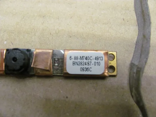 555-16 WEB камера 6-88-M740C-4913 зі шлейфом 6-43-W870T-021 для Clevo W87CU M860TU, M860L, M865TU оригінал З аукціону