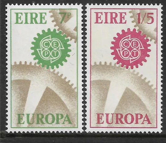 Ирландия Европа СЕПТ 1967 Ціна