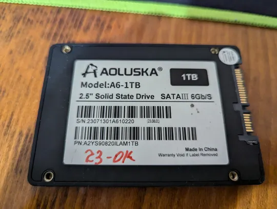 Купити Знижка-23! SSD Aoluska A6 1TB 2.5&quot; SATAIII SATA3 ССД 1тб сата3 для ноутбука ПК