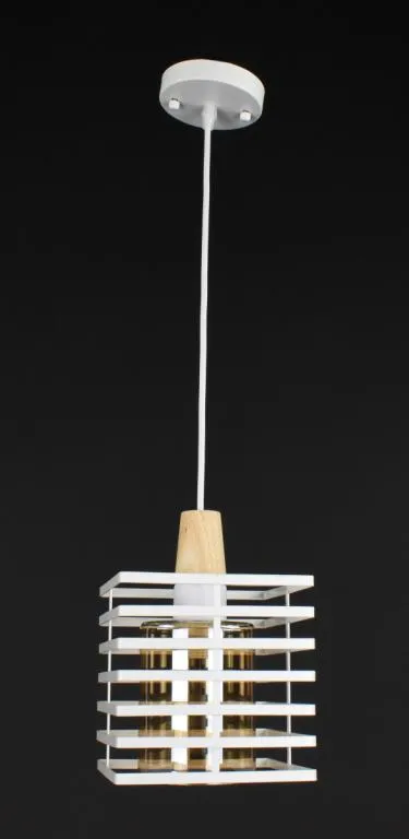 Люстра подвесная LOFT на 1 лампочку 27788 Белый 30-100х16х16 см. Ціна