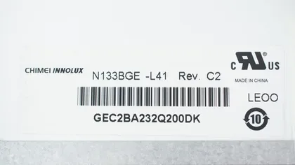фото, Матриця 13.3 N133BGE-L41 (1366*768, 40pin, LED, SLIM (горизонтальні планки), глянцева, роз'єм праворуч знизу) для ноутбука (renew)