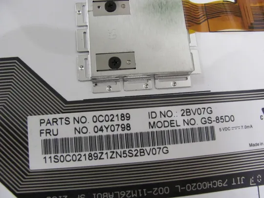 629-48 Кришка панель палмрест  тачпад клавіатура робоча з підсвіткою 0C02189 04Y0798  для Lenovo X1 Carbon Gen 1 оригінал в Україні