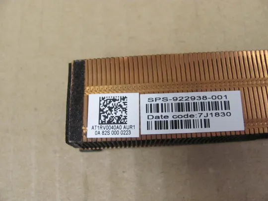 725-10 термотрубка охолодження AT1RV0040A0 922938-001  для  HP Zbook 15 G4 оригінал Продаж