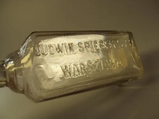 Купити бутылка бутылочка варшава ludwik spiess i syn warszawa стекло высота 14 см (№1122)
