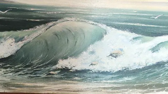 Купити Картина "Море" приобретена на выставке в 2014г m224