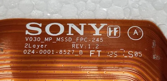 Шлейф з ноутбука SONY Vaio PCG-41218M VPCSB 024-0001-8527_B З аукціону