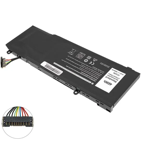 Купити Батарея для ноутбука DELL 1F22N (Alienware M17 series) 15.2V 3000mAh 46Wh Black