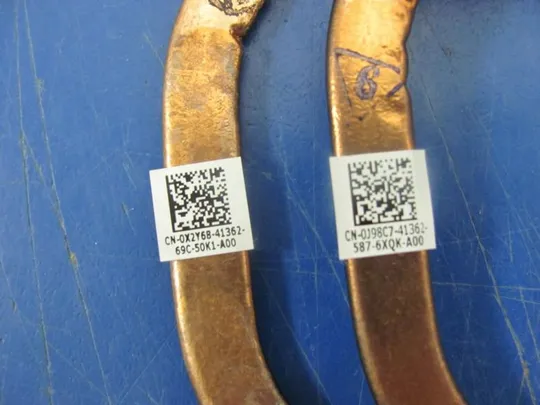 №295-12 термотрубка 0X2Y68 0J98C7 для Dell Latitude E5550 оригінал З аукціону