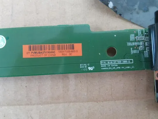 №336-6 плата USB AUDIO 010176200-GSH-G 01015F700-388-G для HP 8560w 8570w оригінал Де купити