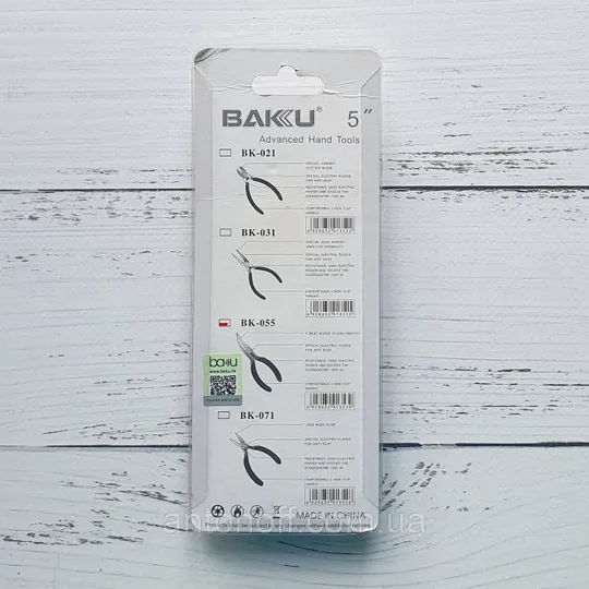Плоскогубці Baku BK055 вигнуті 125мм Де купити