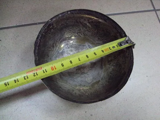 Капельница для самовара латунь высота 6 см, диаметр 11,6 см (№1146) З аукціону