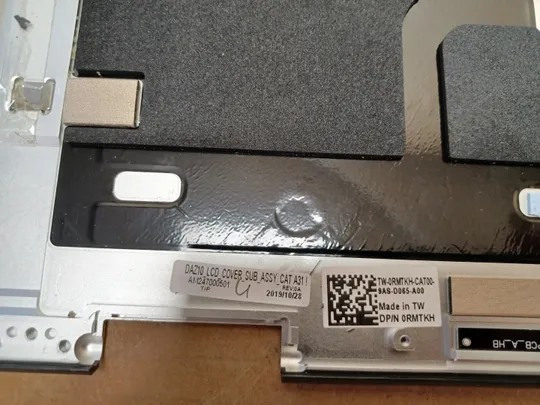номер1055-1 кришка матриці AM247000501 0RMTKH для Dell XPS 15 9575 5530 2in1 Кришка дисплея Тильна кришка Корпус матриці Верхня кришка matrix cover Top Case LCD Cover Rear Lid Back Cover Housing Cabinet оригінал Характеристики