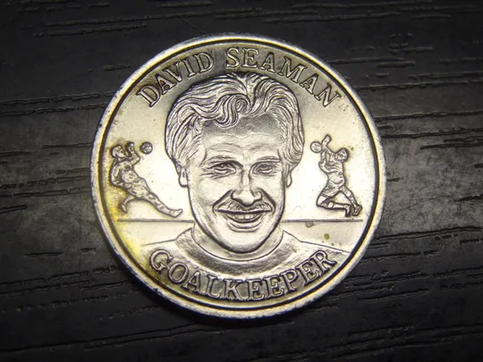 Жетон 1998 Національна збірна Англії - Девід Сімен (воротар) Ціна