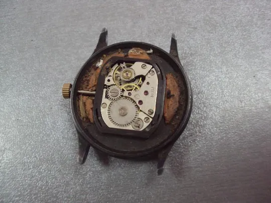 часы наручные мужские Луч 16 камней Беларусь с кольцом Ау10 №3128 Де купити