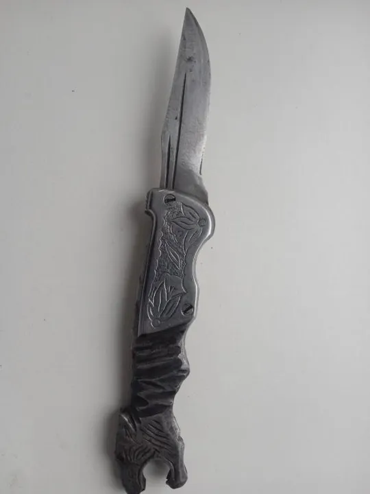 Выкидной нож времен СССР Тигр он же открывашка рабочий редкий выкидуха tn458 Ціна