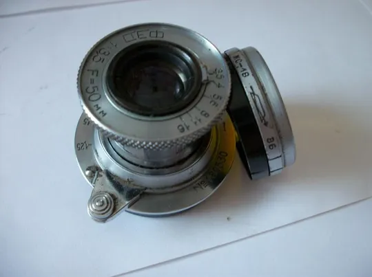 Купити Объектив Фэд 1:3,5 , f=50mm , тубусный , футляр, оригинальная задняя крышка и светофильтр