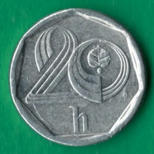 20 гелерів 1997 року Чехія [М] Ціна