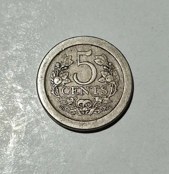 Нидерланды 5 центов 1907 год Ціна