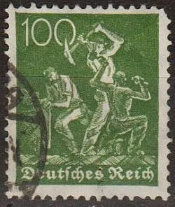 фото, 1921 - Німеччина - Стандарт 100 - wmk.2 Mi.187 _2,0 €