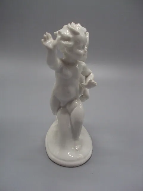 Фигура фарфор Германия Carl Scheidig KG Гревенталь мальчик путти и козлик ребенок с козленком №15458 Інтернет-аукціон