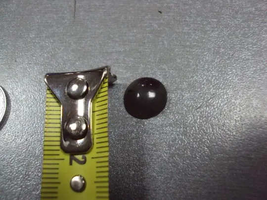 Камень агат мутно-сероватый цвет круглый для ювелирных изделий вес 0,61 г диаметр 11 мм №13254 Недорого