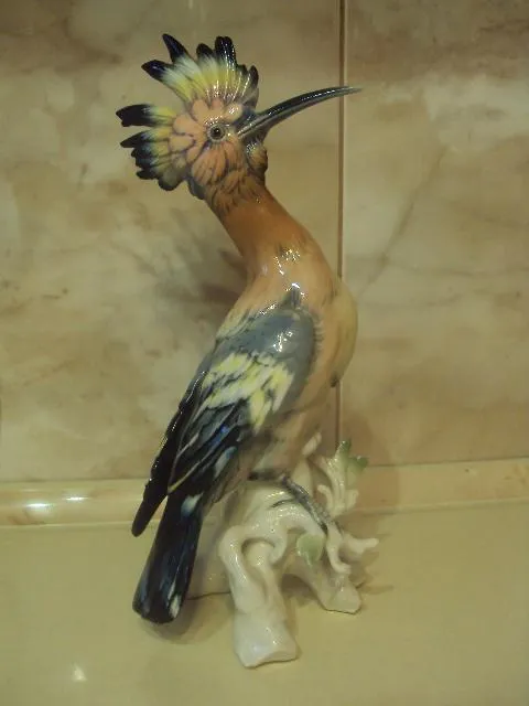 Купити Фигура фарфор статуэтка Германия Karl Ens птица удод Карл Энс или Энц высота 26,3 см (скол)