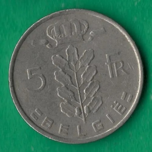 5 франків 1972 року Belgie [МШ] Ціна